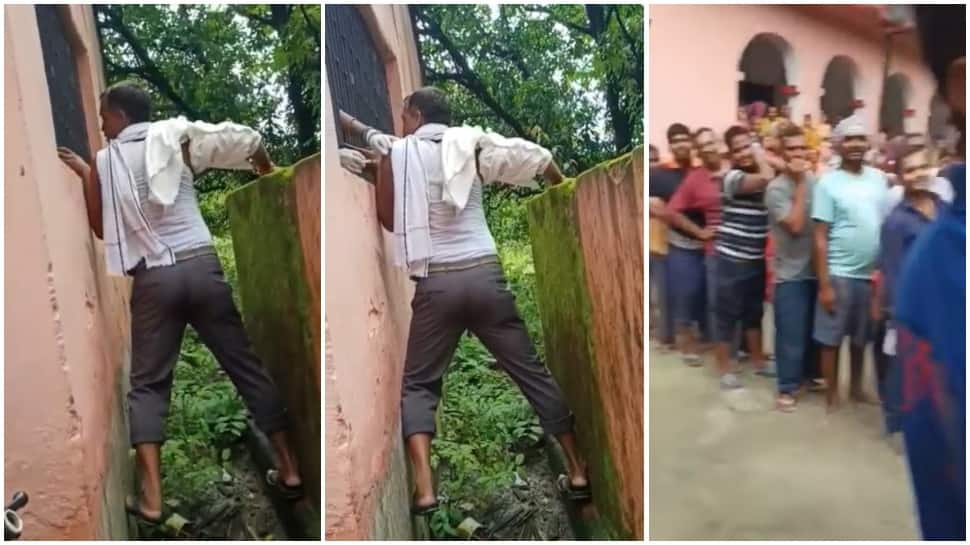 &#039;Jugaad wala vaccination&#039;: Man gets COVID jab with &#039;setting&#039;, netizens flummoxed - Watch
