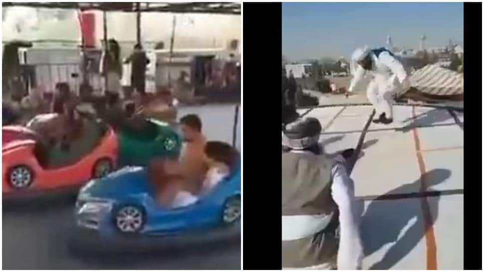 Taliban militants have fun at Kabul Amusement Park, netizens call videos &#039;surreal&#039; - Watch