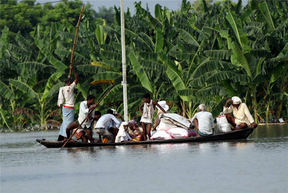 Flood-hit areas in Bihar 