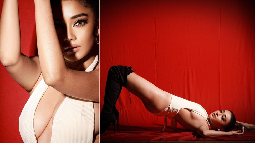 Tina Datta Looks Jaw dropping HOT In A White Monokini In Pics News Zee News