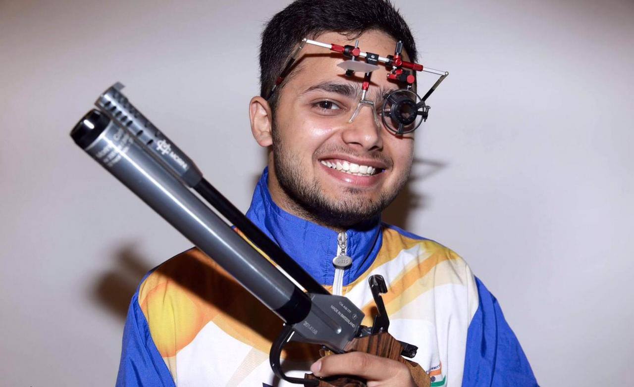 Manish Narwal is No. 4 ranked shooter in men's 10m air pistol event in para games. (Source: Twitter)
