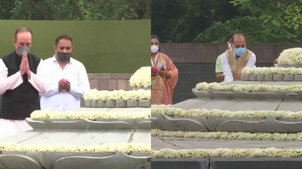 Congress leaders pay tribute