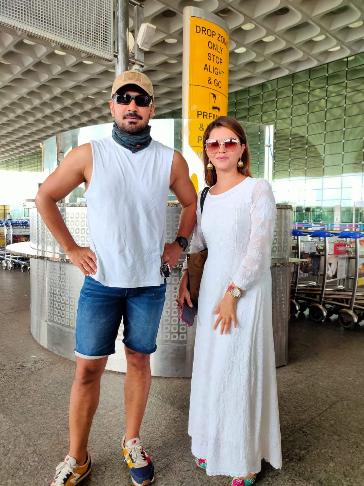 Rubina spotted with hubby Abhinav Shukla