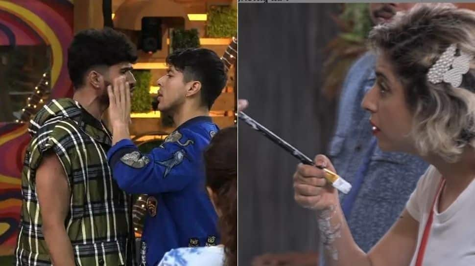 Bigg Boss Day 12 written updates: Pratik Sehajpal and Zeeshan Khan get into brawl, Neha Bhasin loses cool with Milind Gaba