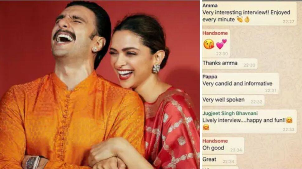 When Deepika shared a screenshot of her family chat