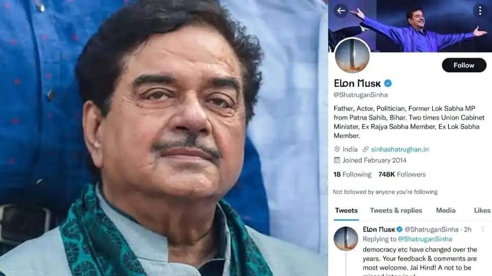 Shocking! Shatrughan Sinha’s Twitter handle hacked, name changed to ‘Elon Musk’