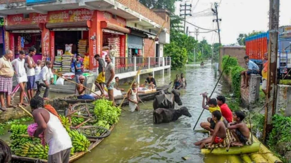 Bihar: Floods leave people displaced in Hajipur, damage crops in Saran