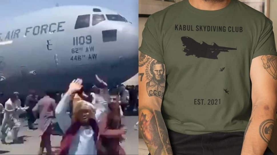 Shocking: T-shirts mocking tragic fall of Afghans from US aircraft put on sale online, sparks rage on internet