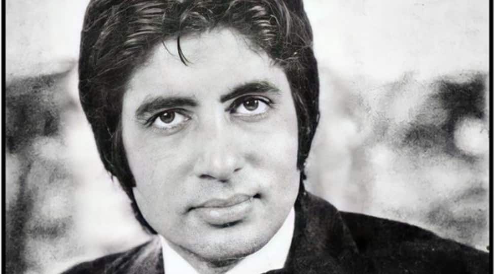 Big B shares words of wisdom with throwback picture from his younger days