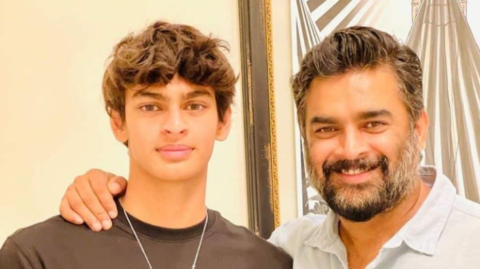 R Madhavan shares adorable pic with son on his 16th birthday, netizens call him 'photocopy of Maddy'