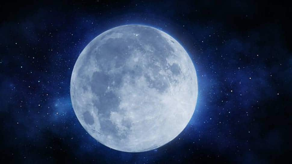 Full blue moon as muse for music