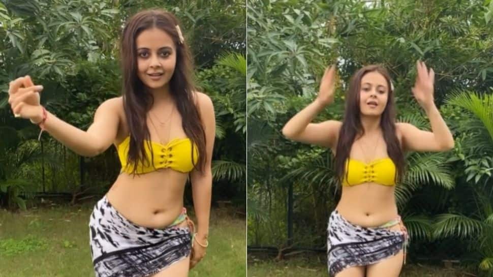 Devoleena Bhattacharjee aka Gopi Bahu drops dance video in yellow bikini on  her birthday! - Watch | Television News | Zee News