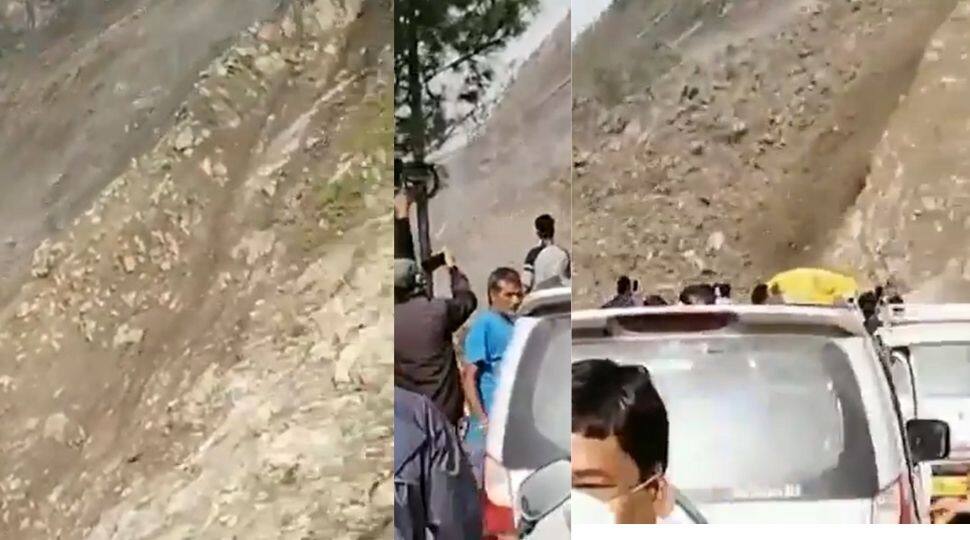 Uttarakhand: People run for their lives as major landslide takes place- WATCH