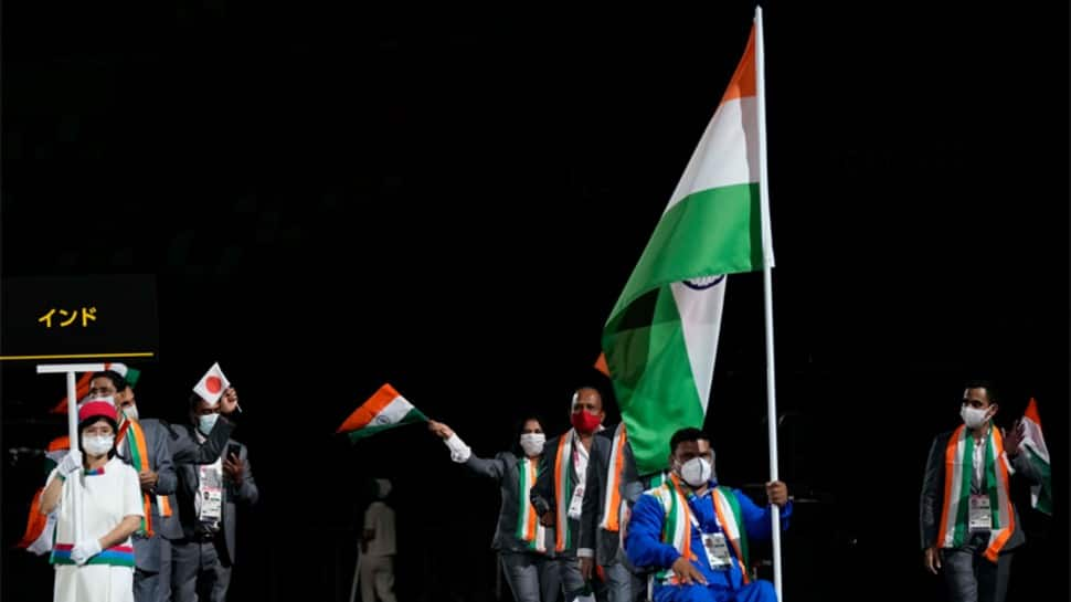 Tokyo Paralympics: Javelin thrower Tek Chand lead India&#039;s charge during Opening Ceremony - WATCH