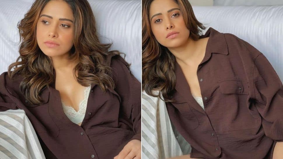 Nushrratt Bharuccha raises the temperature with her stunning ‘brown kudi’ look