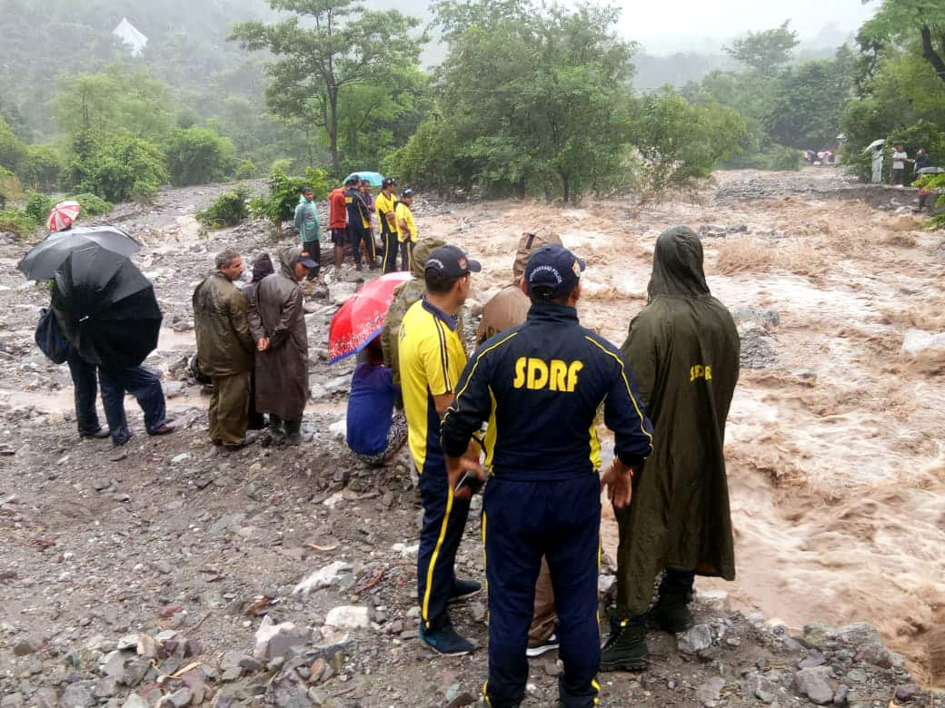 Houses damaged at Kalsi due to heavy rainfall