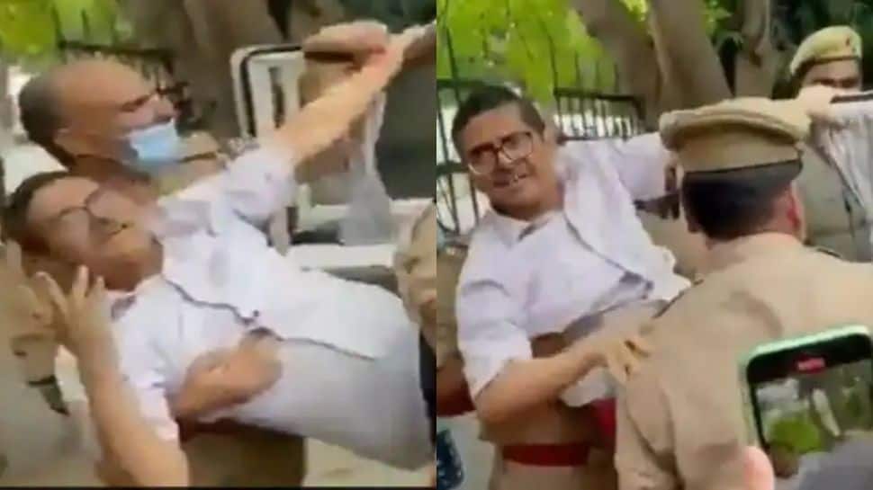 UP police forcefully arrests former IPS officer Amitabh Thakur, video surfaces- Watch 