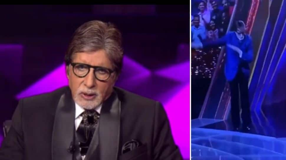 Old video of Amitabh Bachchan &#039;dabbing&#039; on Kaun Banega Crorepati goes viral! - Watch