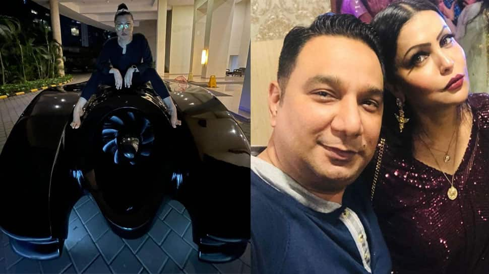 OMG! Ahmed Khan gifts swanky rare Batmobile car worth crores to wife Shaira - Inside Pics