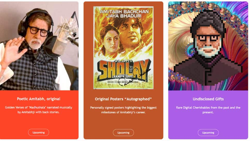 Amitabh Bachchan to roll out his NFT collection: Sholay movie poster, Madhushala poem will be up for sale