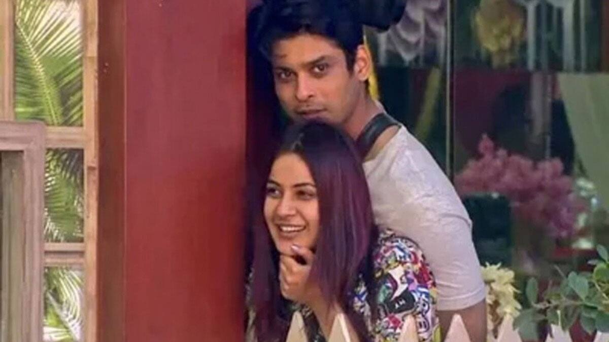 Sidharth Shukla with Shehnaaz Gill on Bigg Boss 13