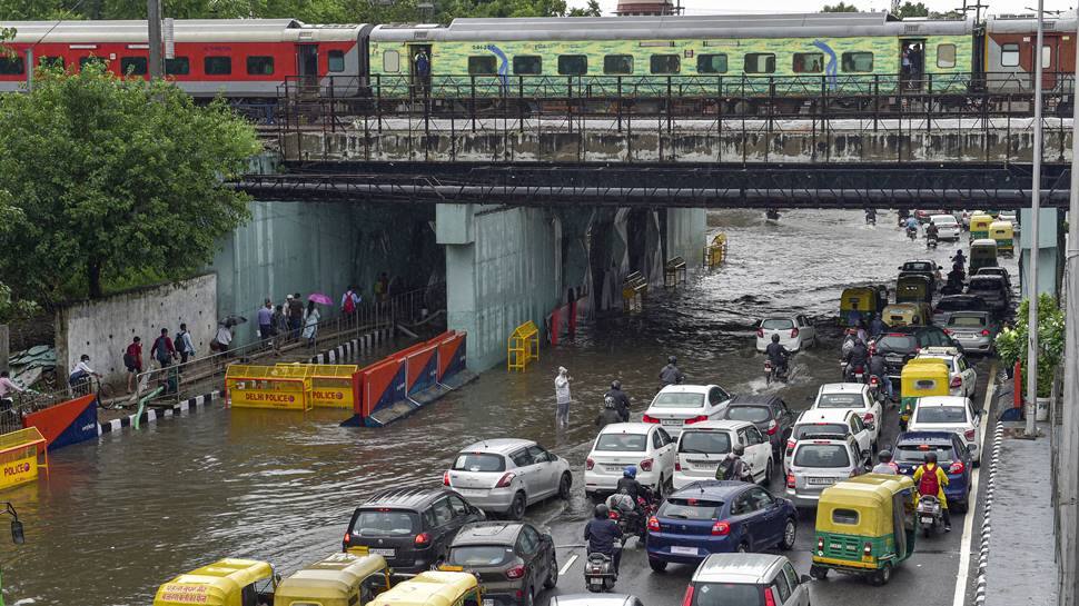 Heavy downpour for second day in a row