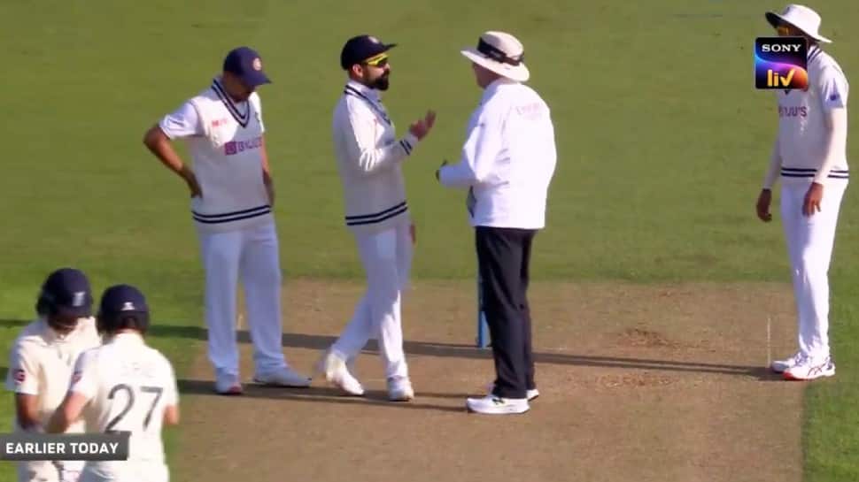 Watch: Virat Kohli argues with umpires again at The Oval, THIS is the reason