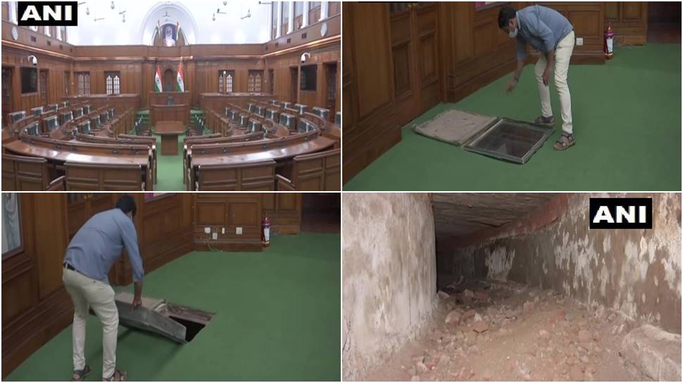 Secret tunnel in Delhi Assembly