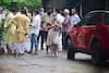 Rita Shukla outside Oshiwara Crematorium