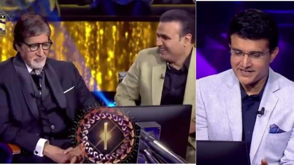 KBC 13 promo: Amitabh Bachchan finds himself in hotseat, gets quizzed by Sourav Ganguly! - Watch