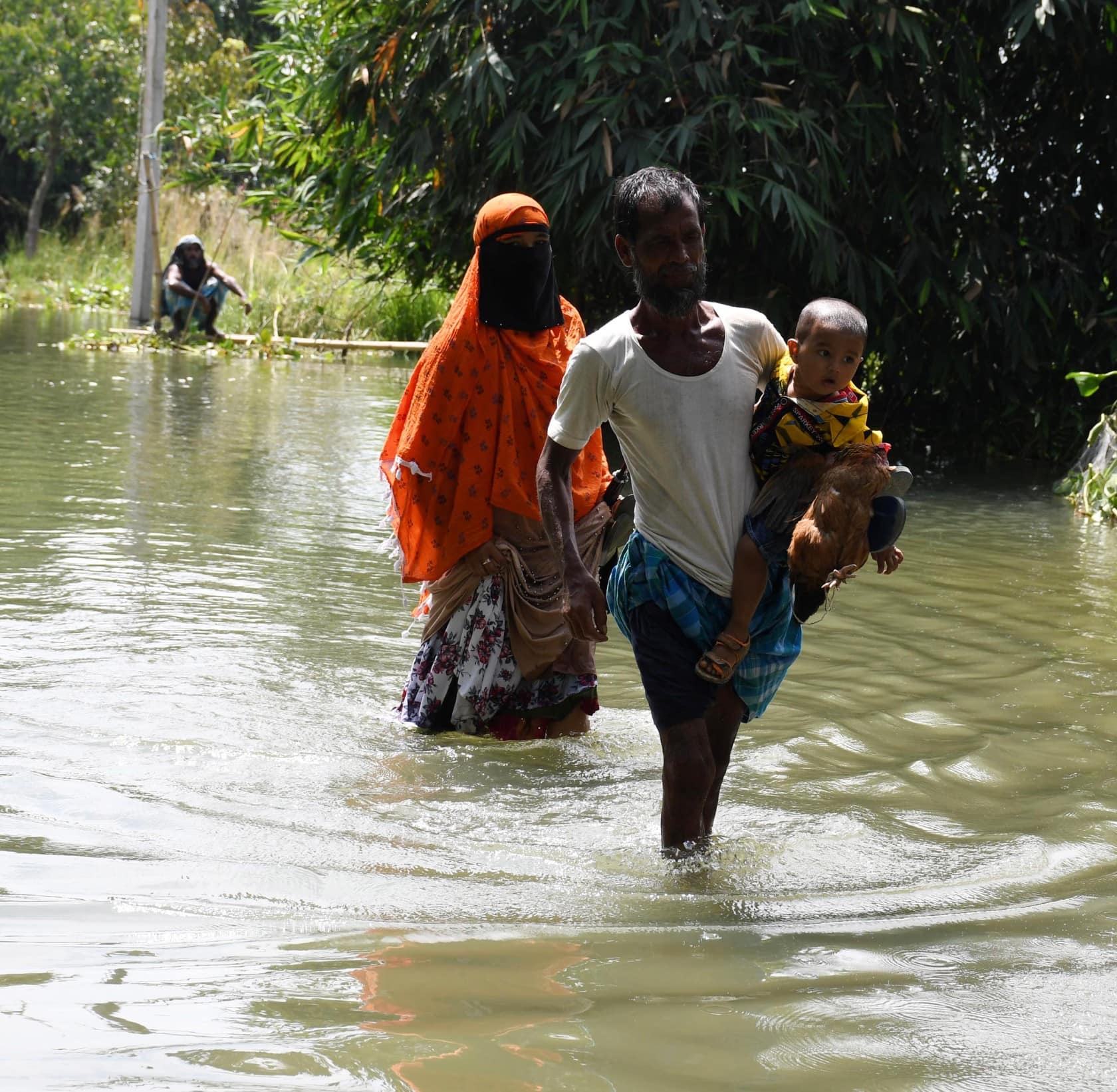 Meanwhile, the Kaziranga National Park and Tiger Reserve authorities said 70 per cent area of the forest is still under water.