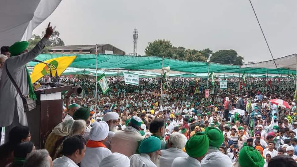 Kisan Mahapanchayat in UP: Farmers warn of more protests, Bharat Bandh if demands not met