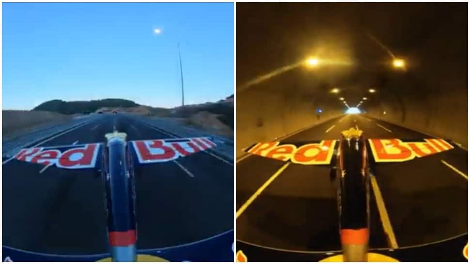 Stunt pilot bags Guinness World Record for flying plane through two road tunnels at 245 Kph- Watch viral video