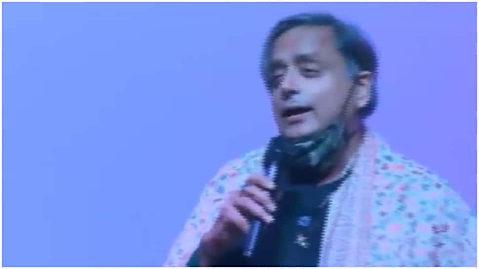 Shashi Tharoor sings &#039;Ek Ajnabee Haseena Se&#039; in &#039;Oxford accent&#039;-Watch viral video
