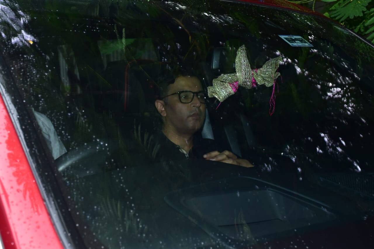 T-Series honcho Bhushan Kumar at Akshay Kumar's mom's funeral