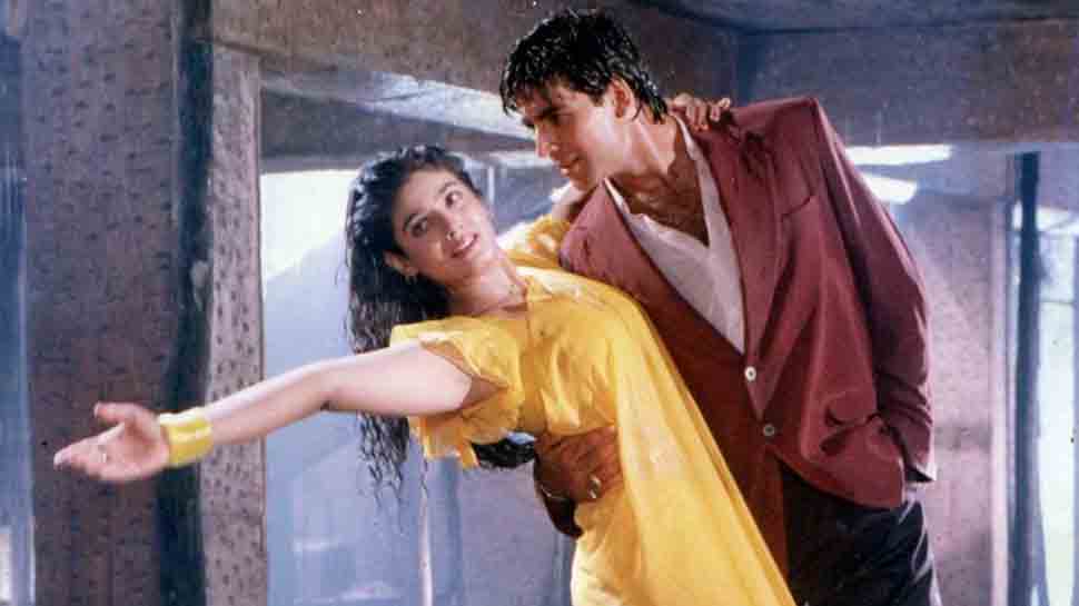 Akshay and Raveena Tandon