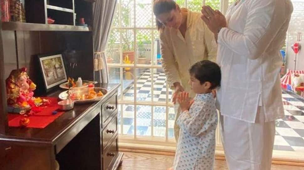Kareena Kapoor celebrates Ganesh Chaturthi with 'the loves of her life', see home pics!