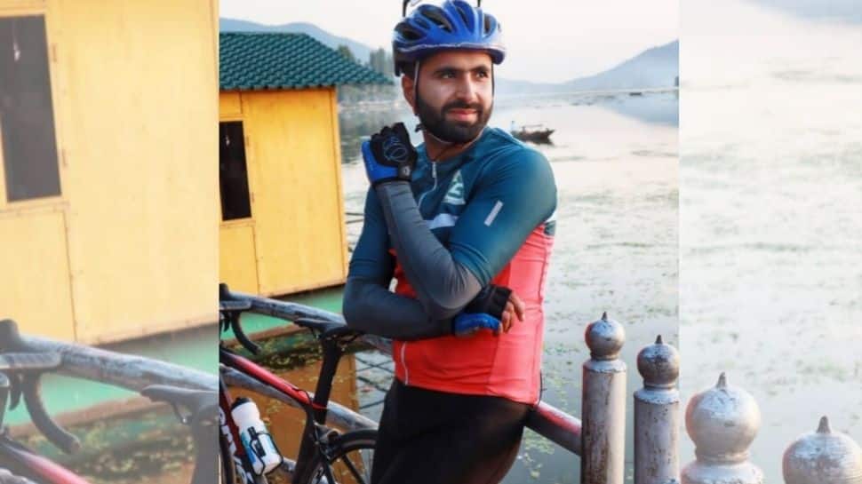 Kashmiri cyclist Adil Teli sets Guinness World record for fastest journey from Kashmir to Kanyakumari