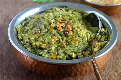 Palak Dal Khichdi