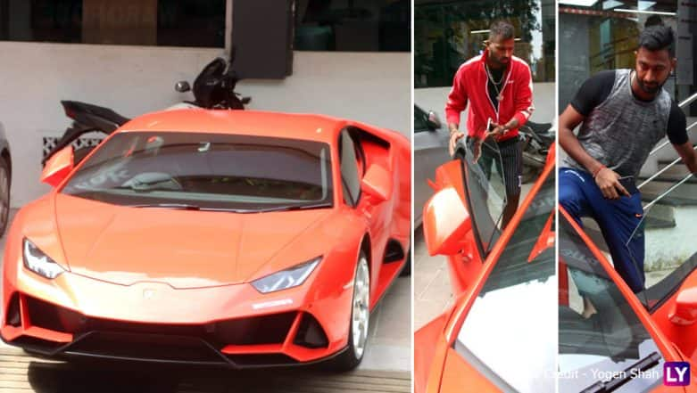 Hardik Pandya has Lamborghini Huracan Evo