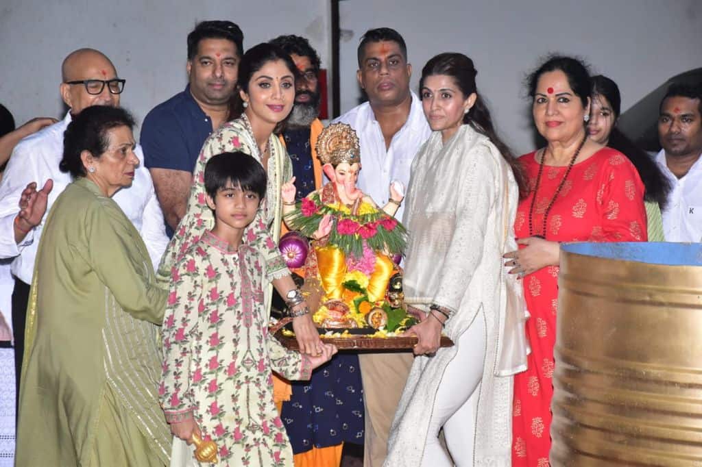 Shilpa Shetty celebrated Ganesh Chaturthi with much fervour