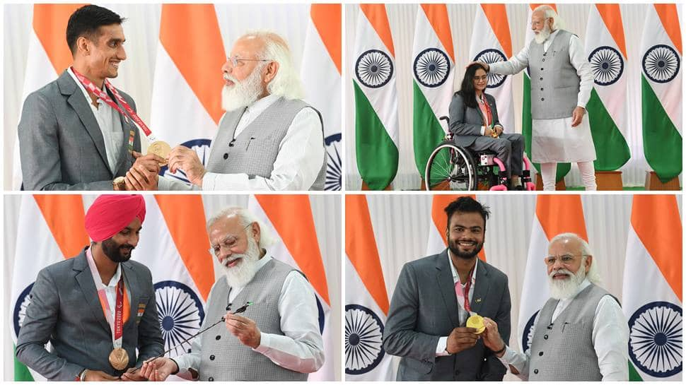 PM Narendra Modi interacts with Paralympic stars, says &#039;You all are ambassadors of the country&#039;