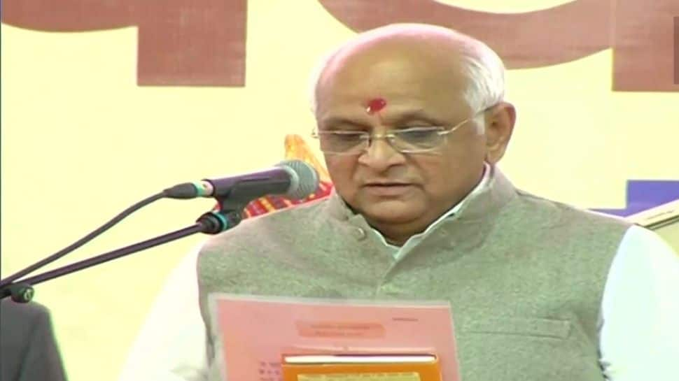 live-bhupendra-patel-sworn-in-as-new-chief-minister-of-gujarat-india