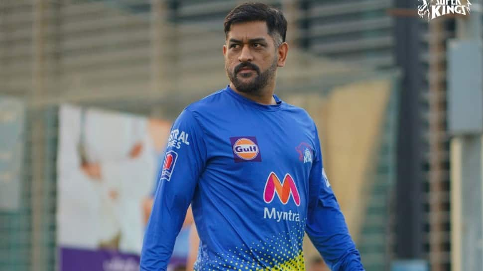 Chennai Super Kings captain MS Dhoni ahead of a training session in the UAE. (Photo: CSK)