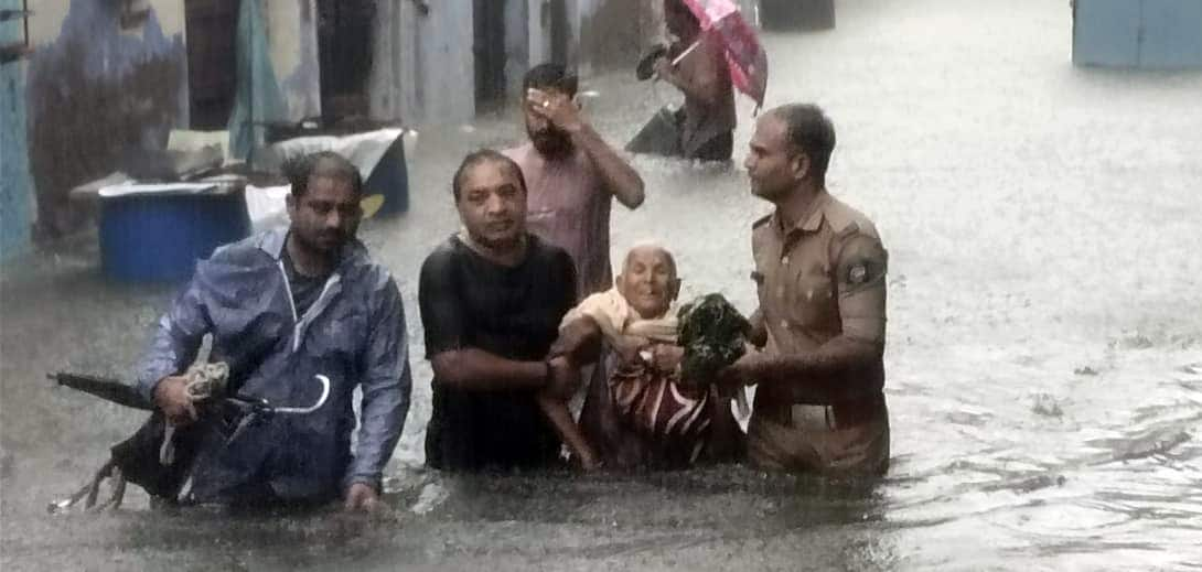 Heavy rains in Gujrat