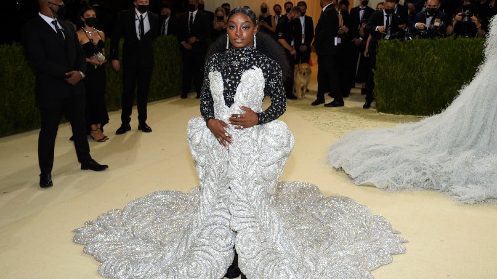 MET Gala 2021: Simone Biles wears 40kg dress, took 100 people to make ...