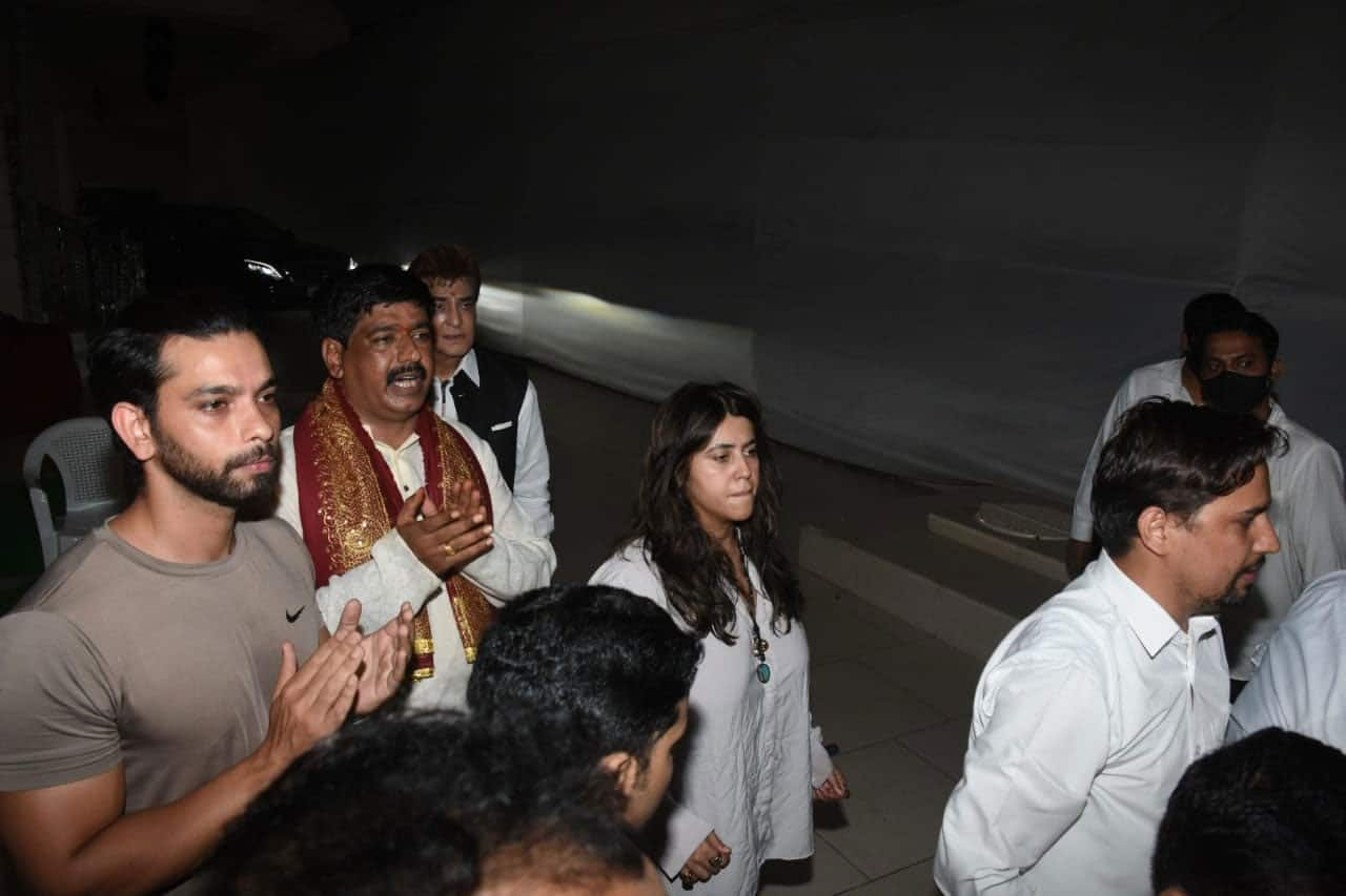 Ekta Kapoor at Ganpati Visarjan