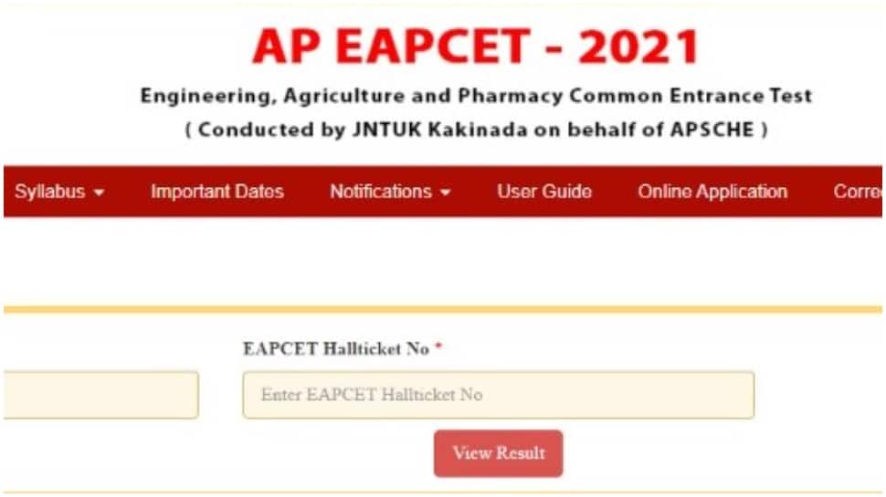 AP EAMCET 2021 result announced for Agriculture, Pharmacy, direct link to download in here