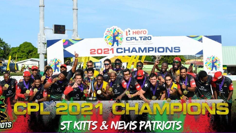 CPL 2021 final: Chris Gayle scores duck but team St Kitts and Nevis Patriots win maiden title