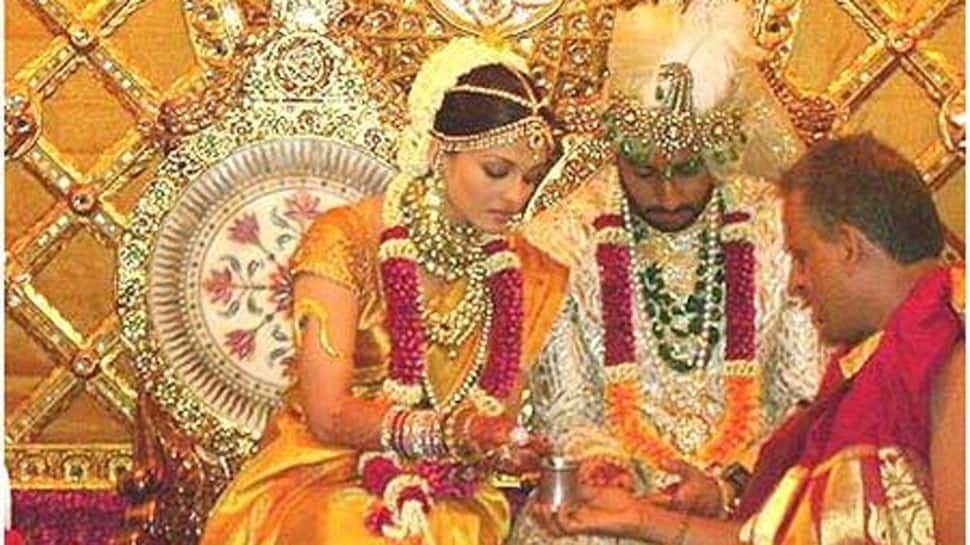 Abhishek Bachchan-Aishwarya Rai&#039;s &#039;photoshopped&#039; wedding photo hits internet, actor&#039;s reply is epic!